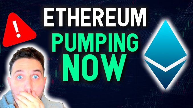 ETHEREUM PUMPING NOW! Last chance to accumulate altcoins!