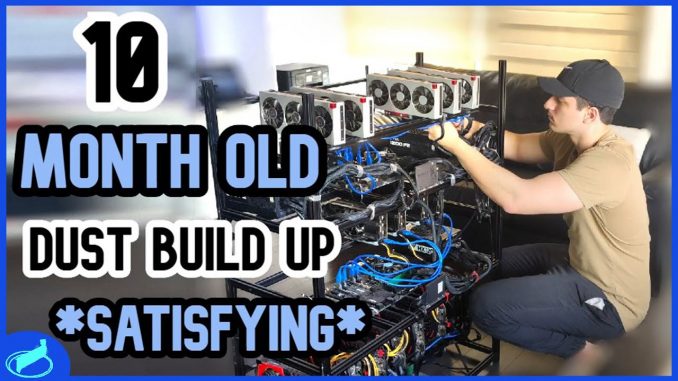 Cleaning Our Apartment GPU Mining Rigs + Giveaway!
