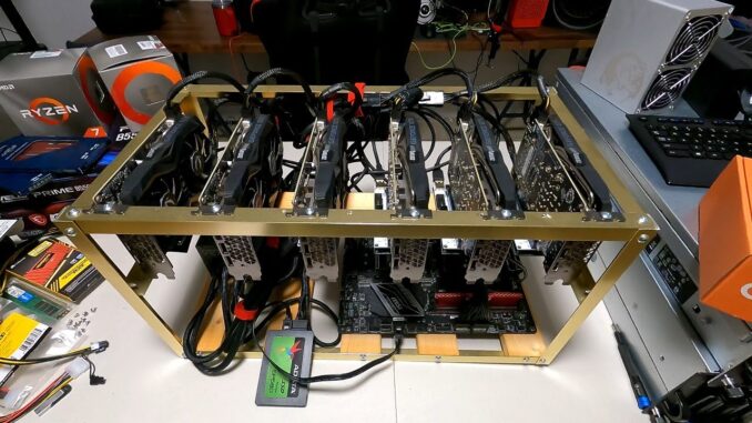 Tearing DOWN This Mining Rig For a New MINER! (POV)